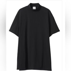 (NWT) Pringle of Scotland x H&M Black Mock Neck Long T-Shirt. Size XS